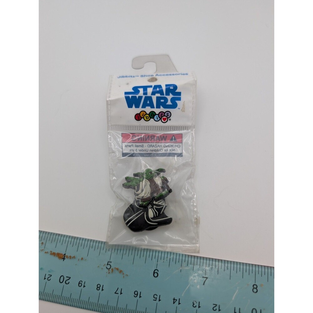 STAR WARS DARTH VADER YODA LUKE SKYWALKER AUTHENTIC JIBBITZ CHARM FIT CROCS HOLE